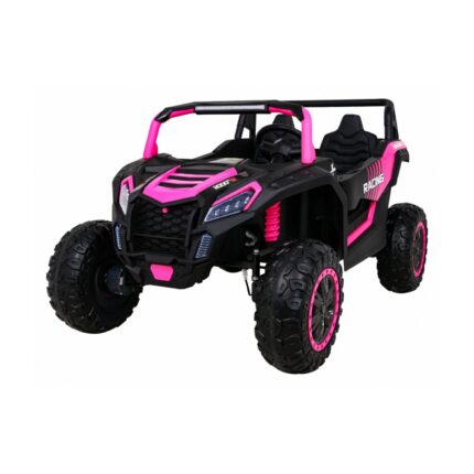 Buggy ATV Racing dla 2 dzieci Różowy + Napęd 4x4 + Pilot + Wolny Start + MP3 LED
