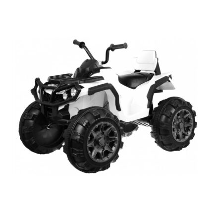 Quad ATV na akumulator dla dzieci Biały + Koła EVA + Radio MP3 + LED + Wolny Start